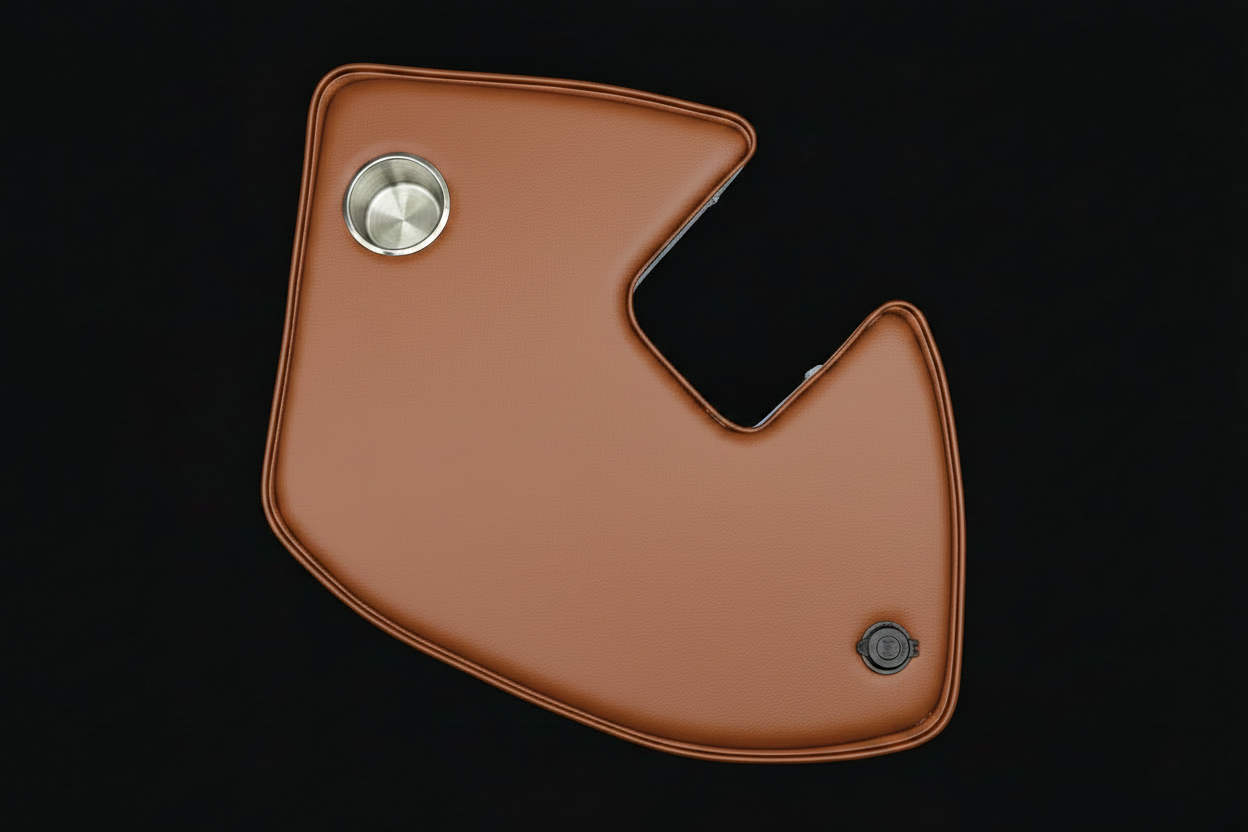 Agrishelf Brown 1 cup holder 1 socket