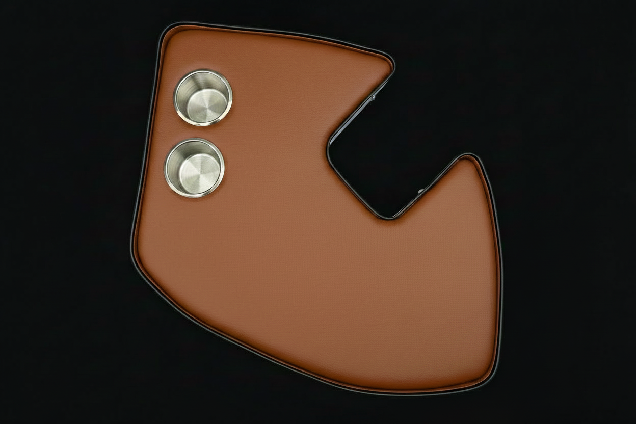 Agrishelf Brown 2 cup holders