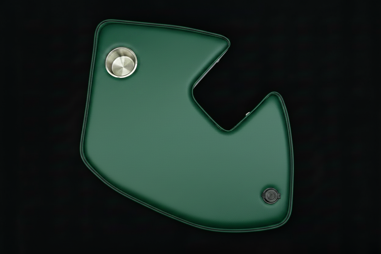 Agrishelf Green  1 cup holder 1 socket