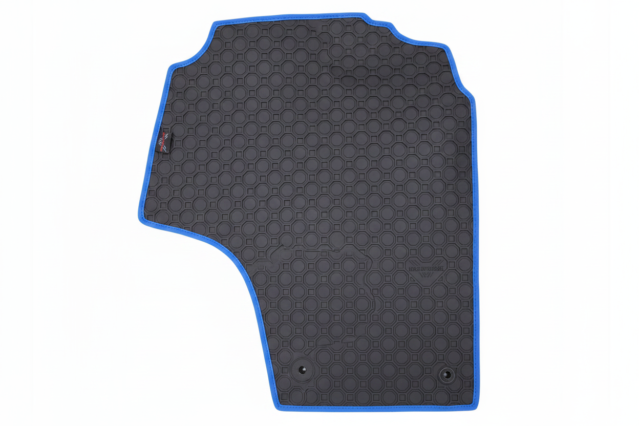Rubber Add On Black Blue Trim
