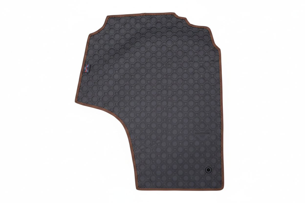 Rubber Add On Black Brown Trim