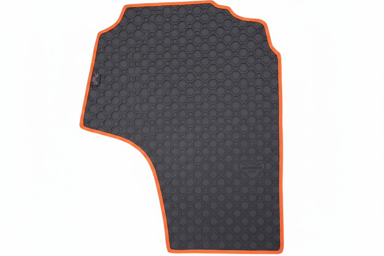Rubber Add On Black Orange Trim