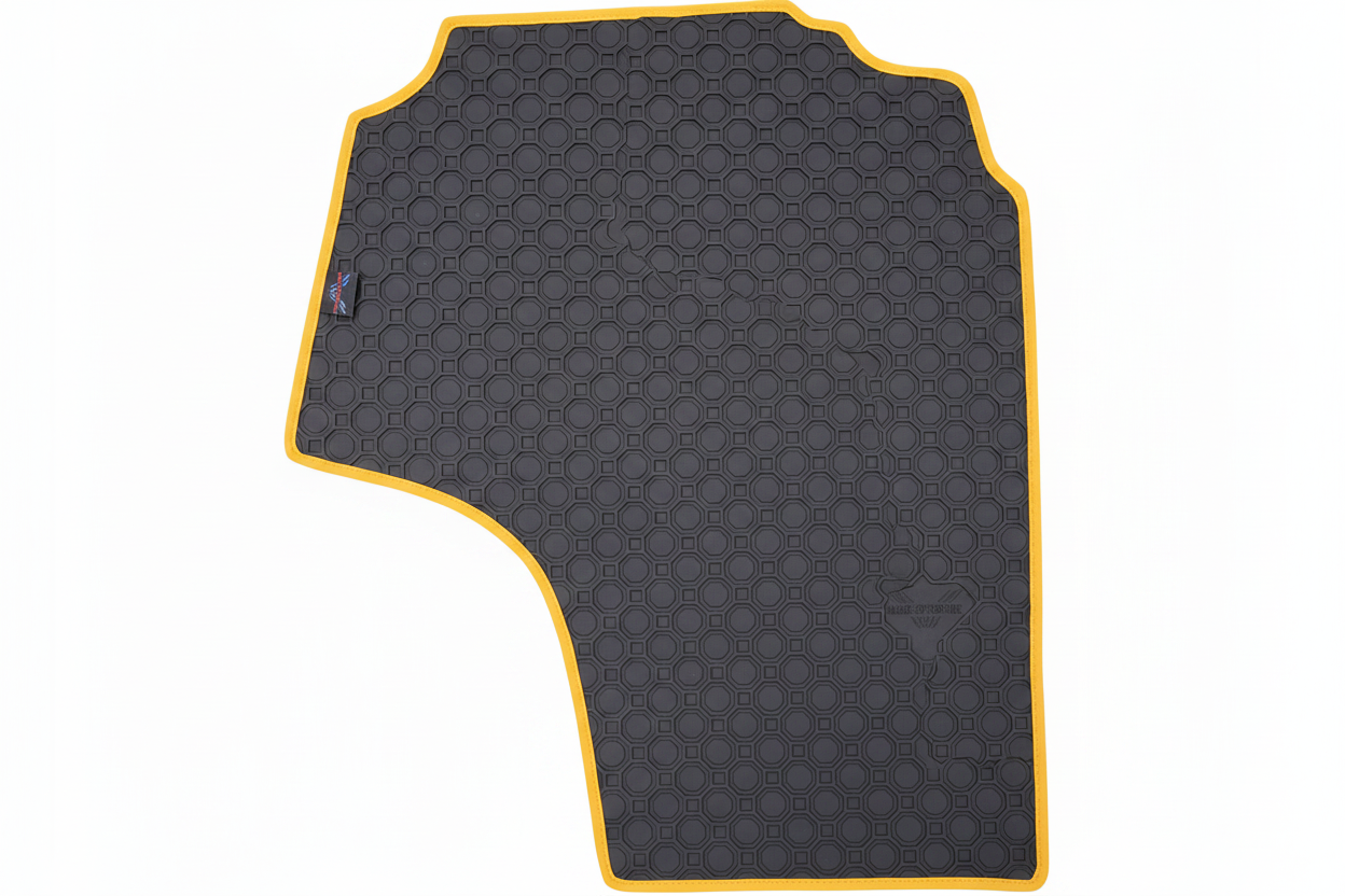 Rubber Add On Black Yellow Trim