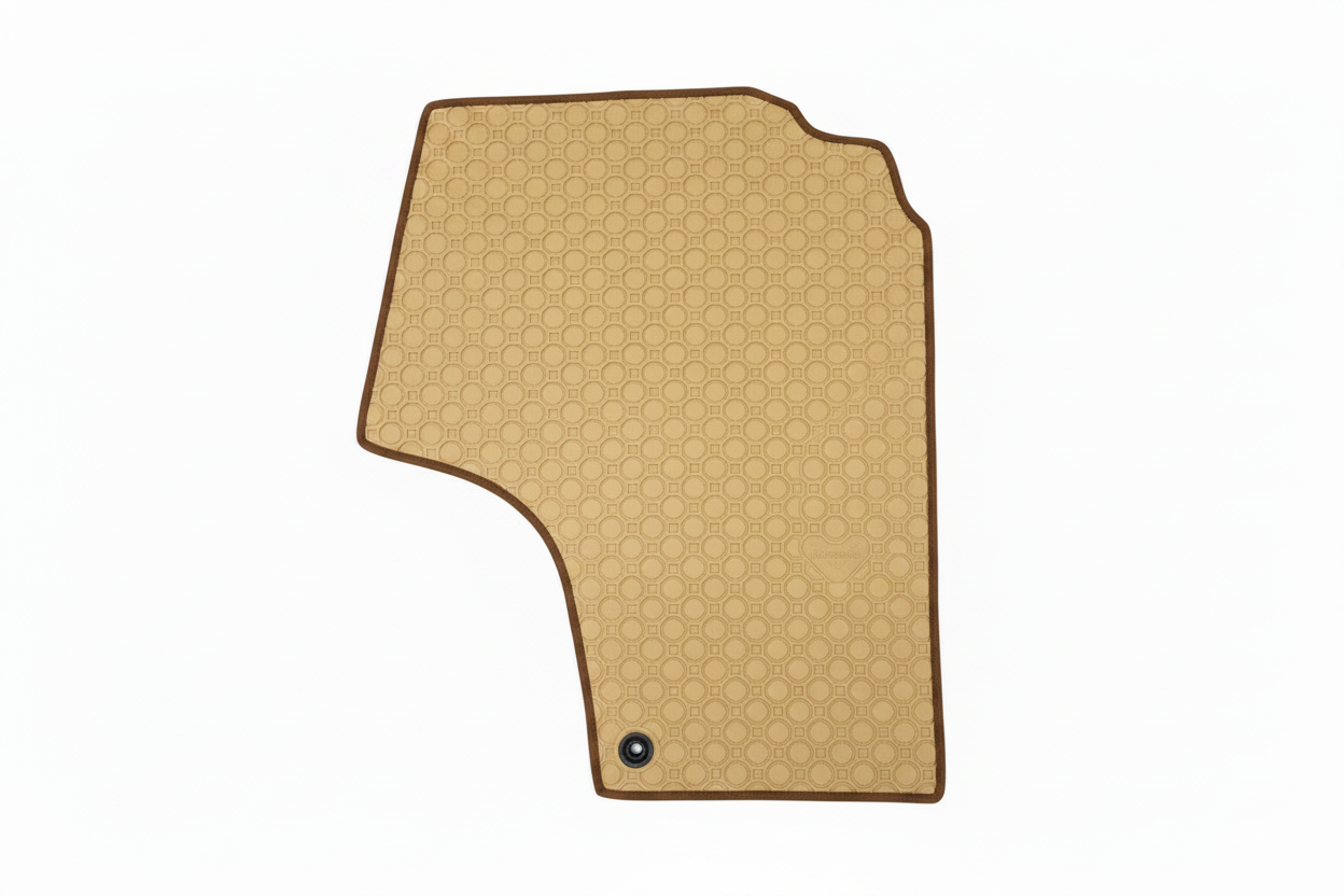 Rubber Add On Cream Brown Trim