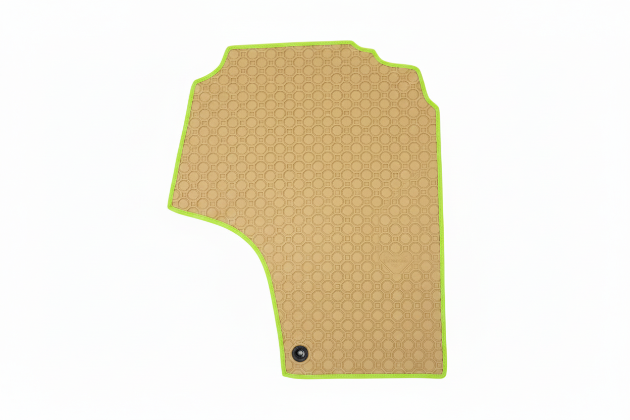 Rubber Add On Cream Lime Trim