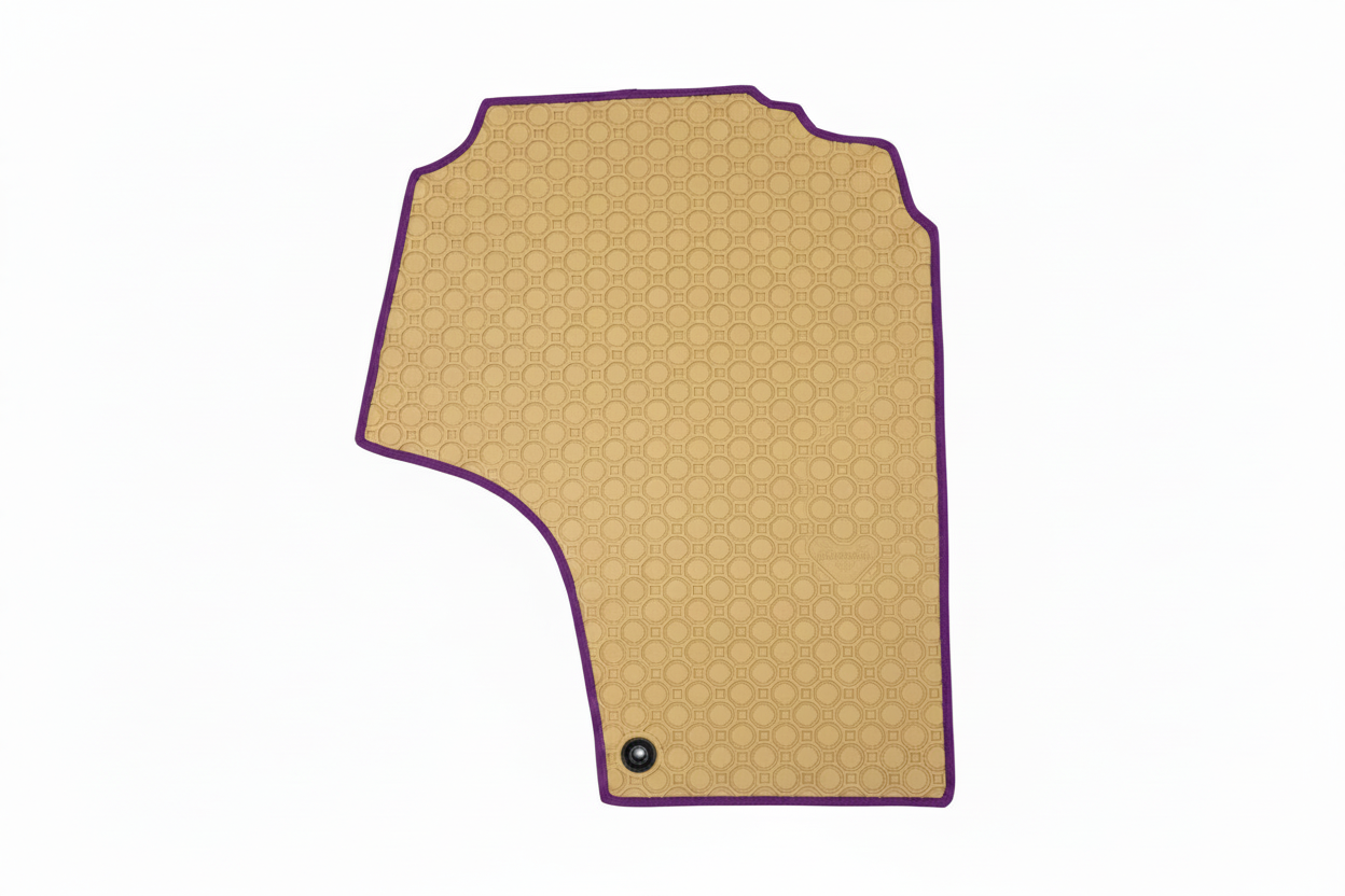 Rubber Add On Cream Purple Trim