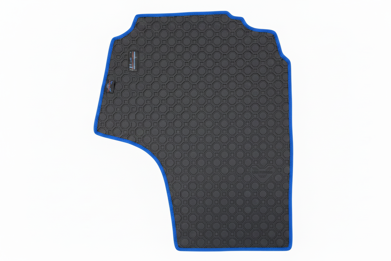 Rubber Add On Grey Blue Trim
