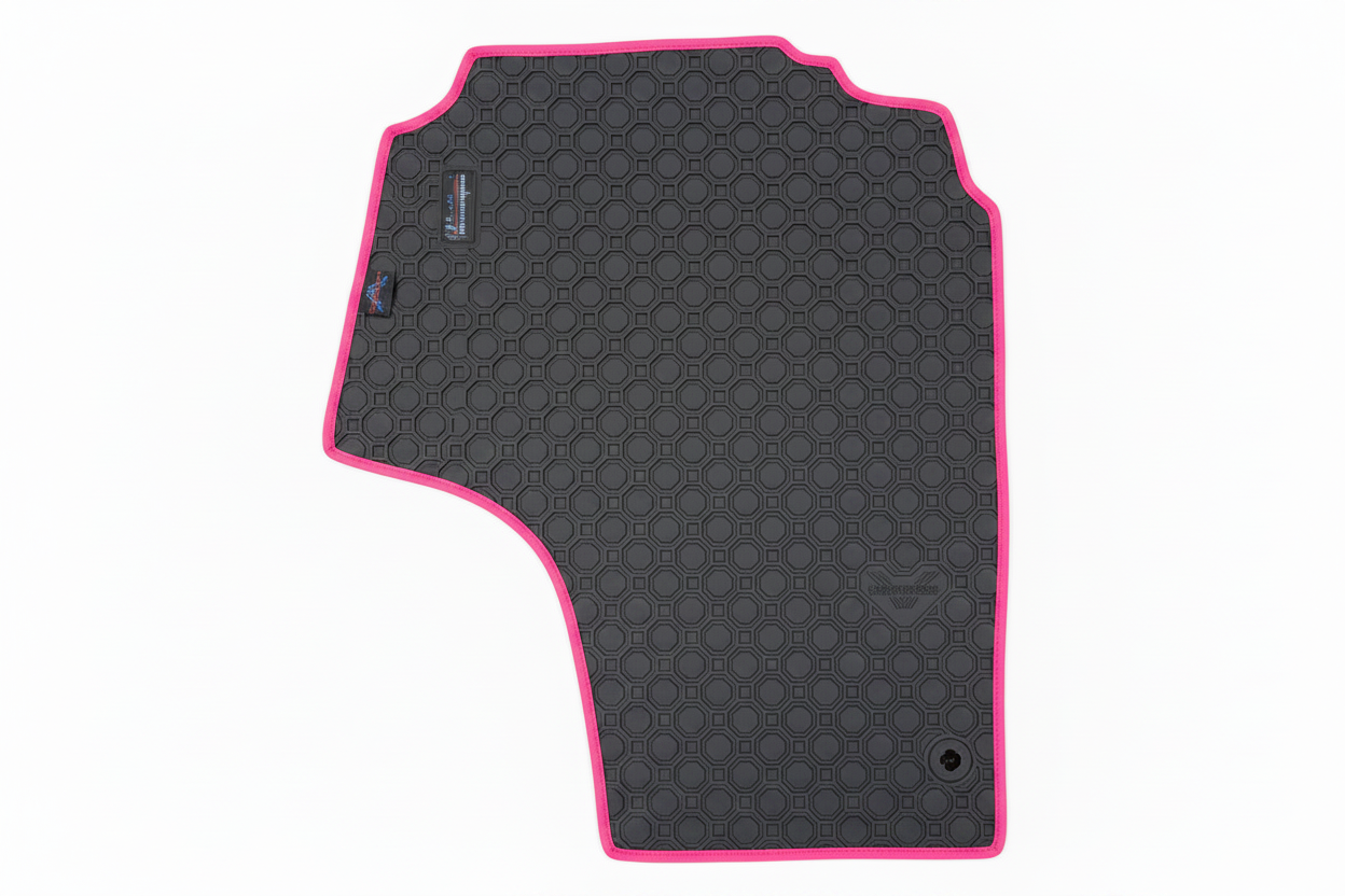 Rubber Add On Grey Pink Trim