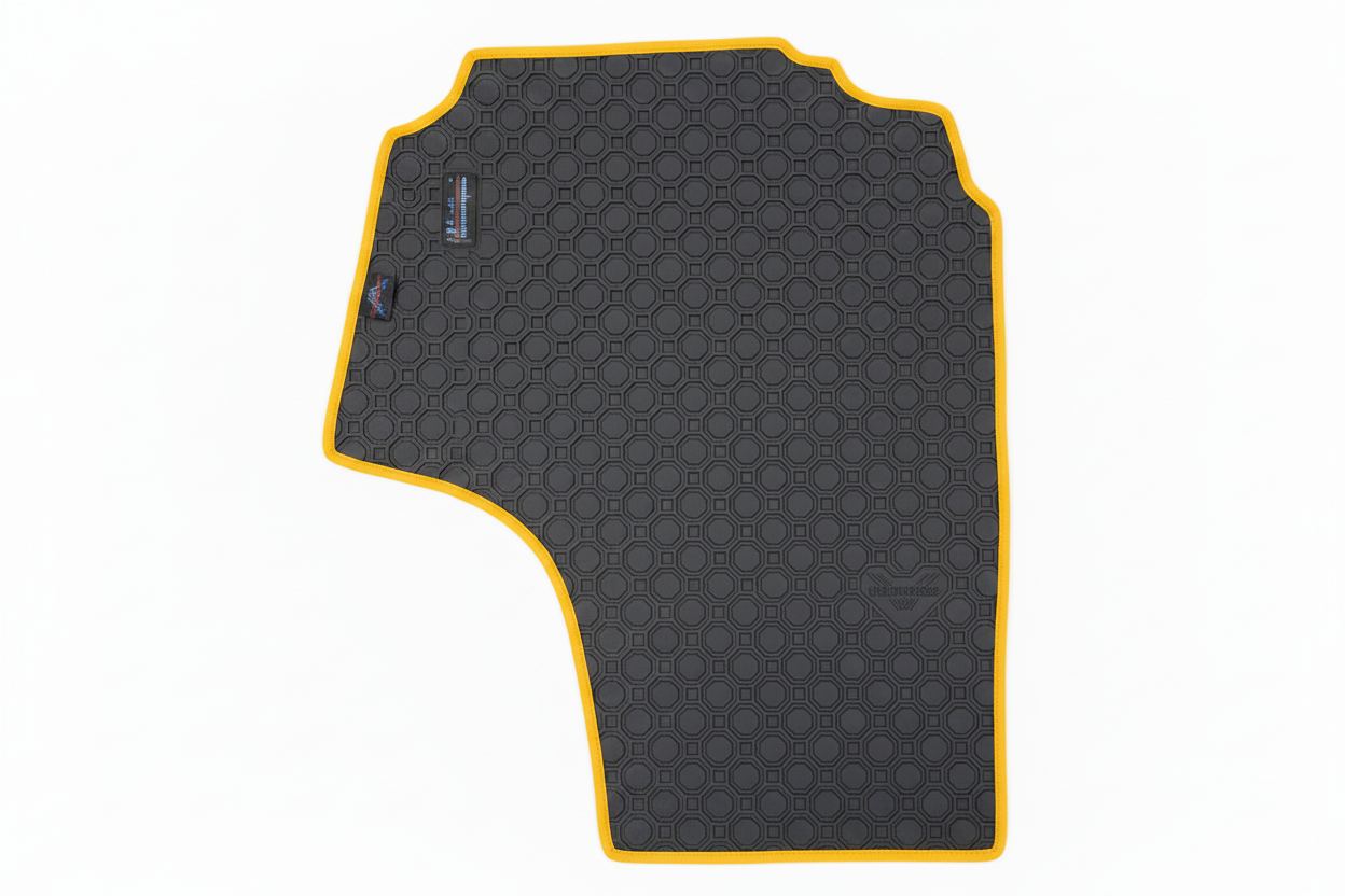 Rubber Add On Grey Yellow Trim