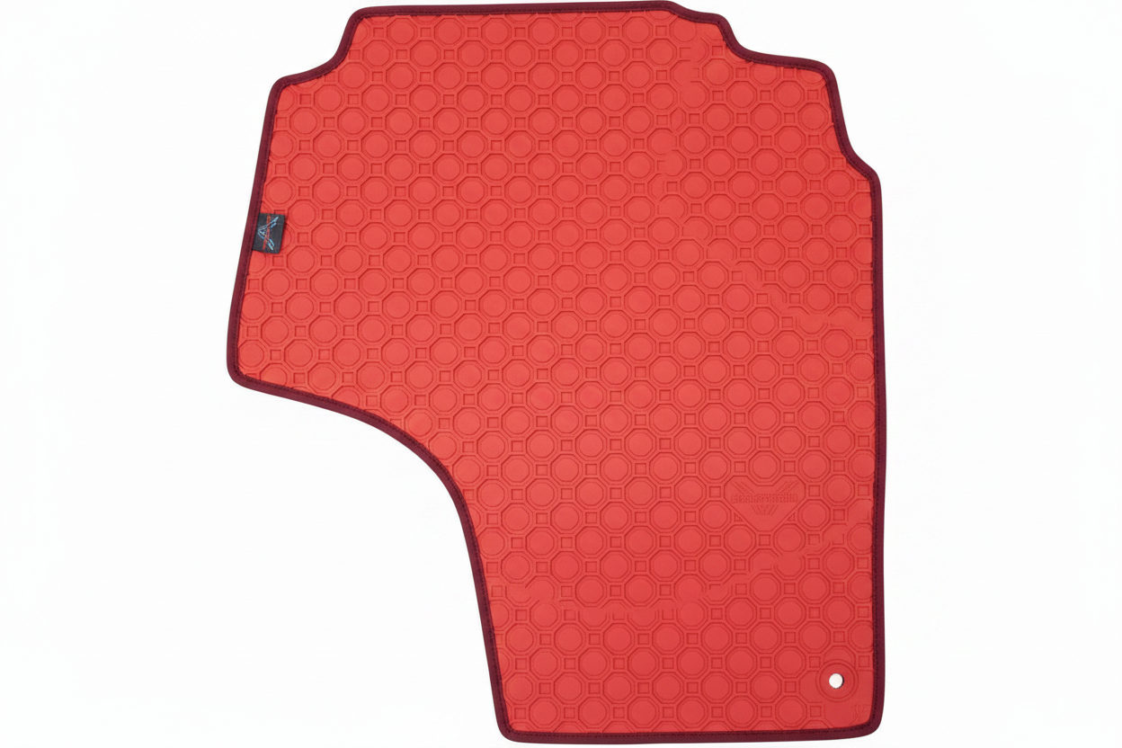 Rubber Add On Red Burgundy Trim