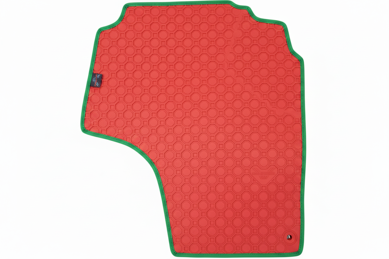 Rubber Add On Red Green Trim