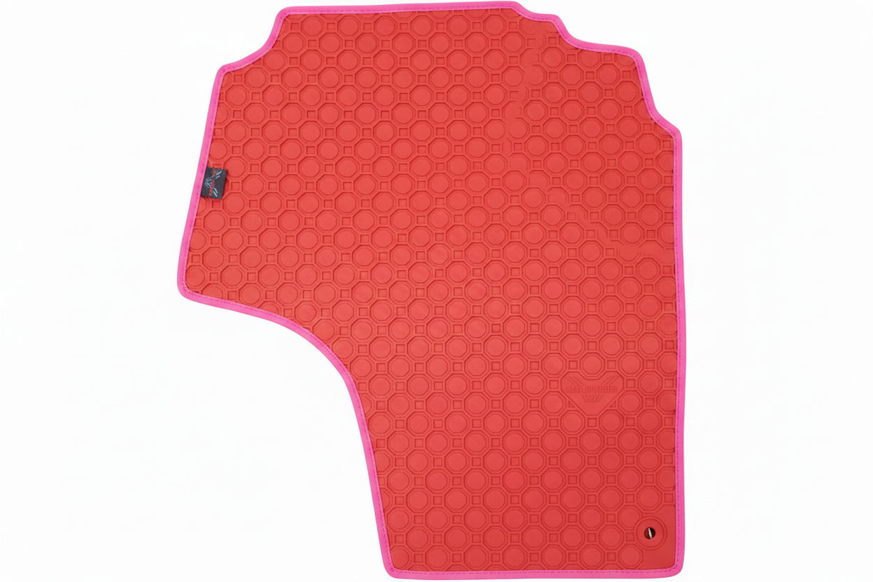 Rubber Add On Red Pink Trim