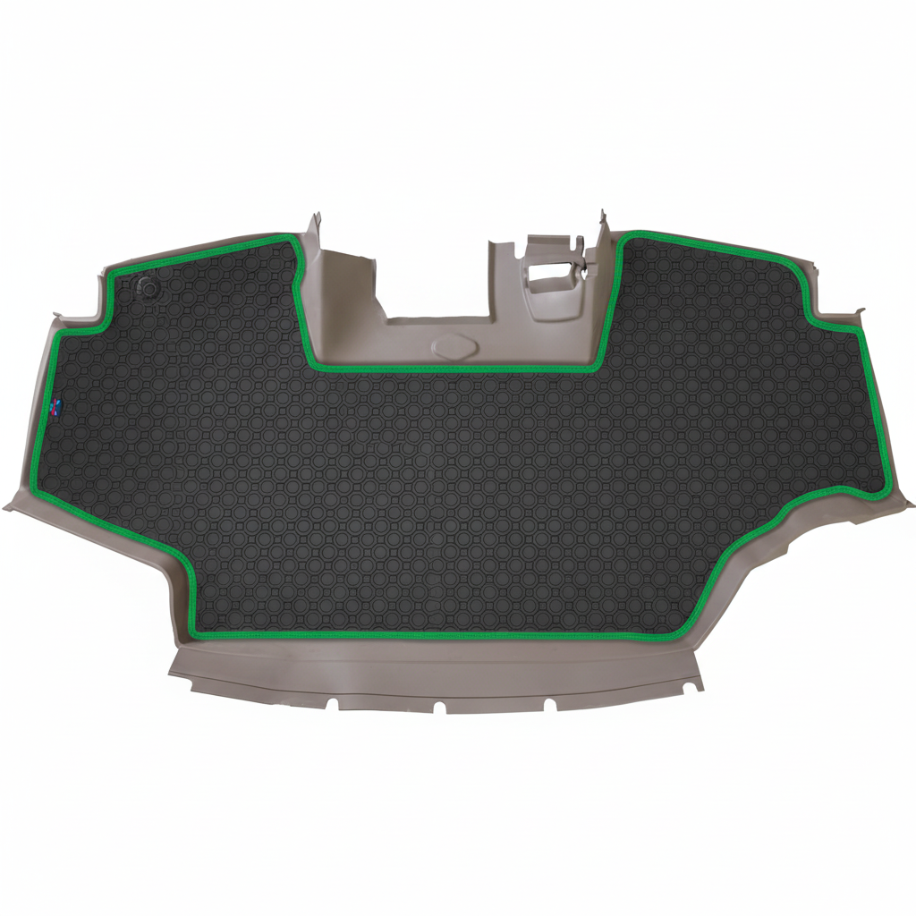 Rubber mat Black Malachite Trim