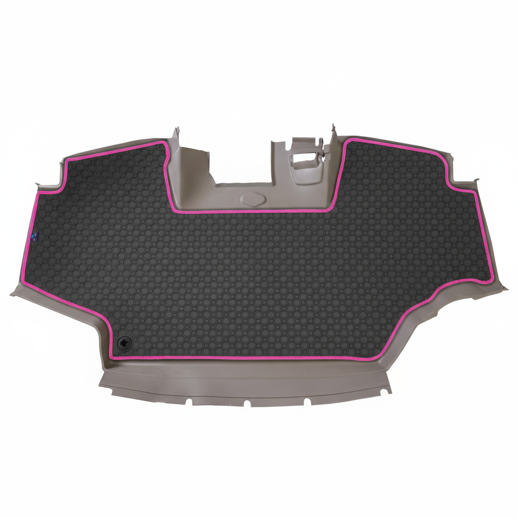 Rubber mat Black Pink Trim