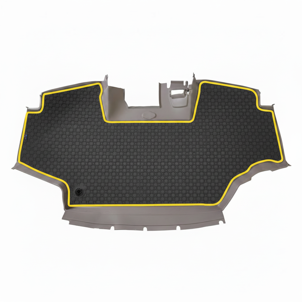 Rubber mat Black Yellow Trim