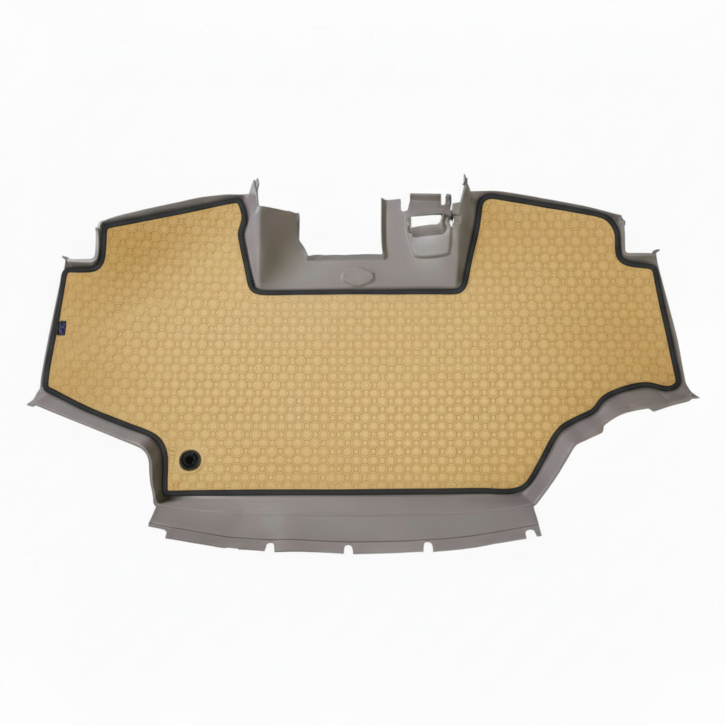 Rubber mat Cream Graphite Trim