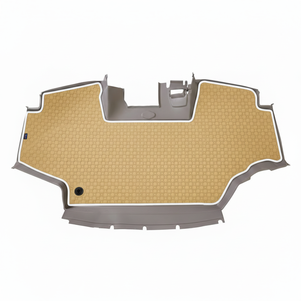 Rubber mat Cream White Trim