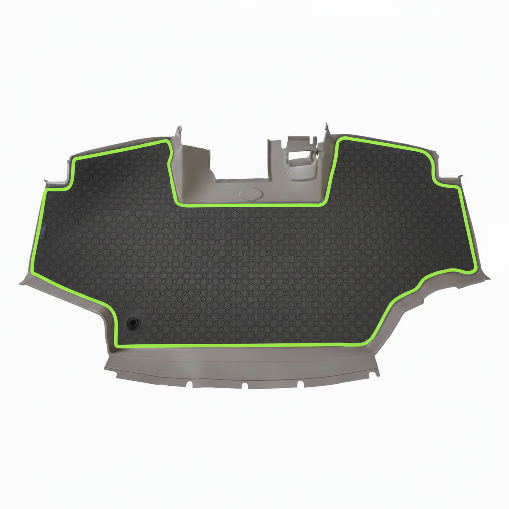Rubber mat Grey Lime Trim