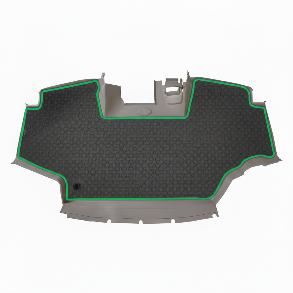 Rubber mat Grey Malachite Trim