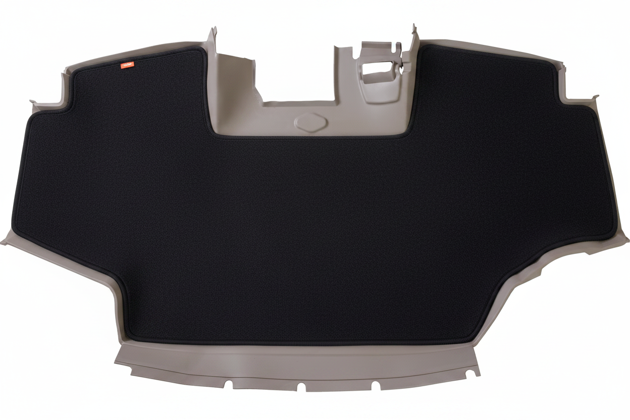 Velour Carpet Black Black Trim